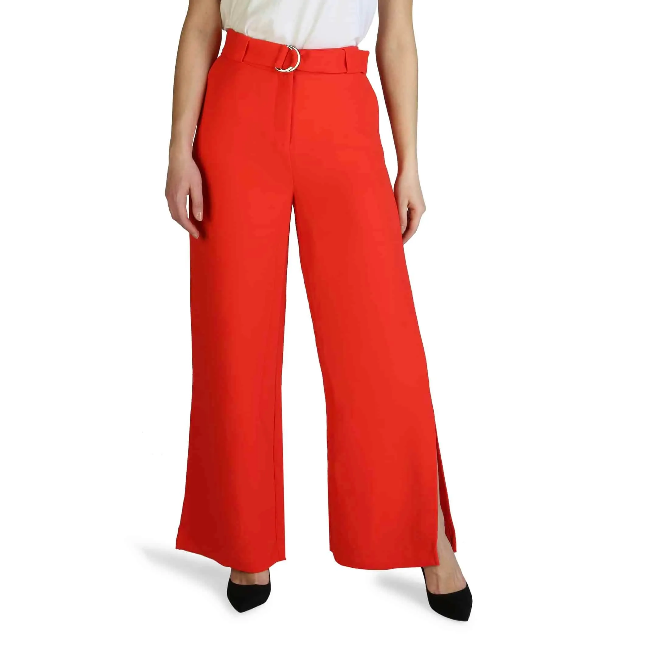 Armani Exchange Red Women's Trousers - Stylish & Comfortable Model 3ZYP26_YNBRZ_1427