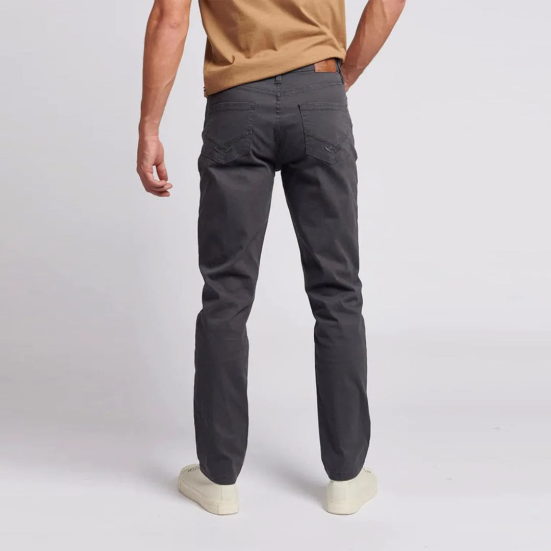 Ash Grey flexible honey combed twill pants