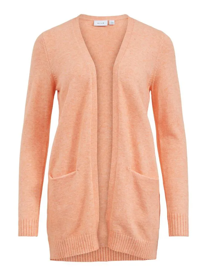 Ashley Open Knit Cardigan (Tangerine)