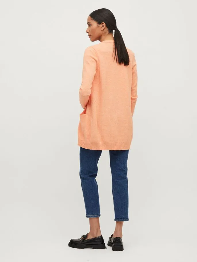 Ashley Open Knit Cardigan (Tangerine)