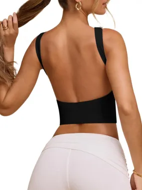 Backless Beauty Strappy Crop Top