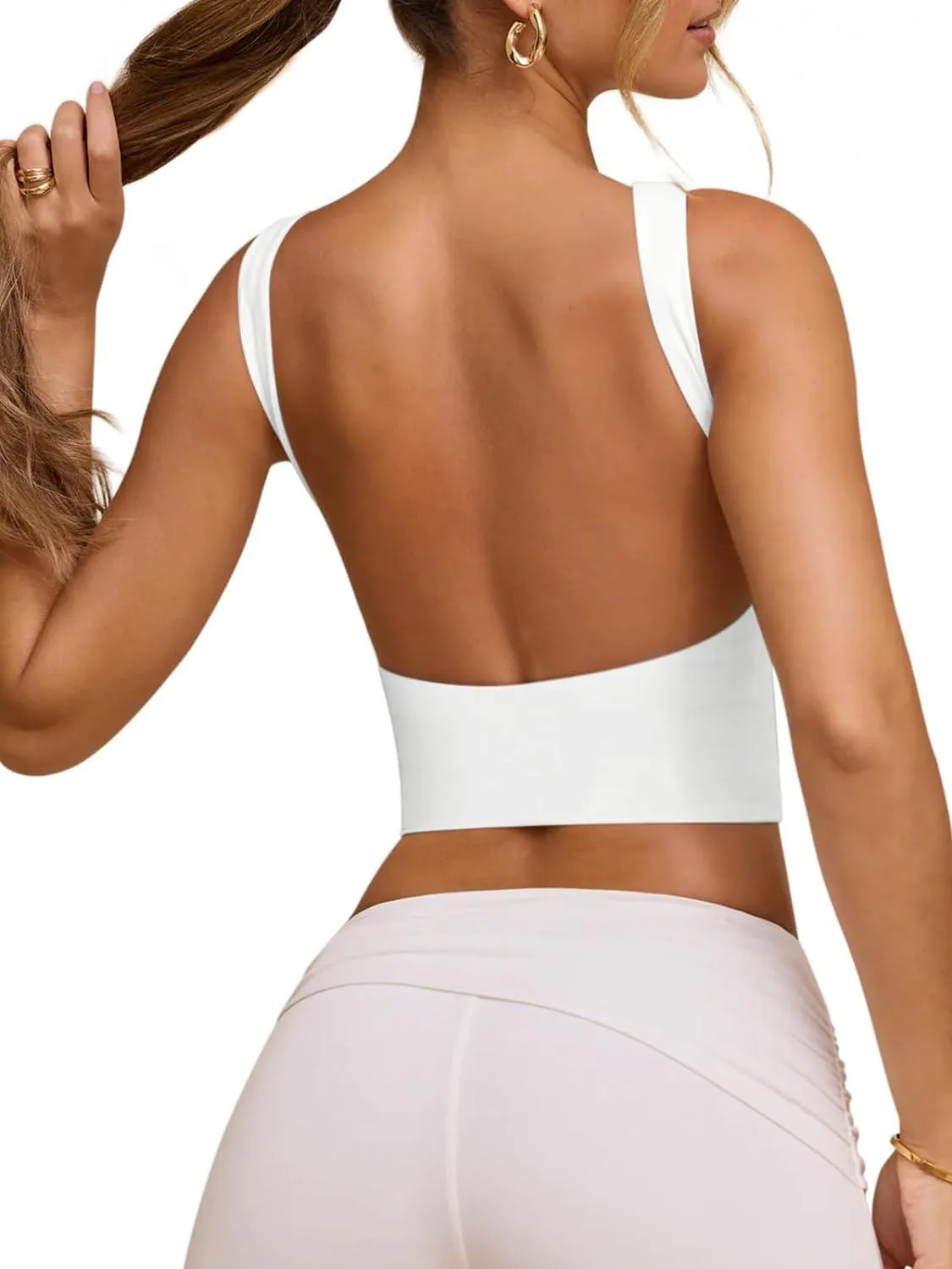 Backless Beauty Strappy Crop Top