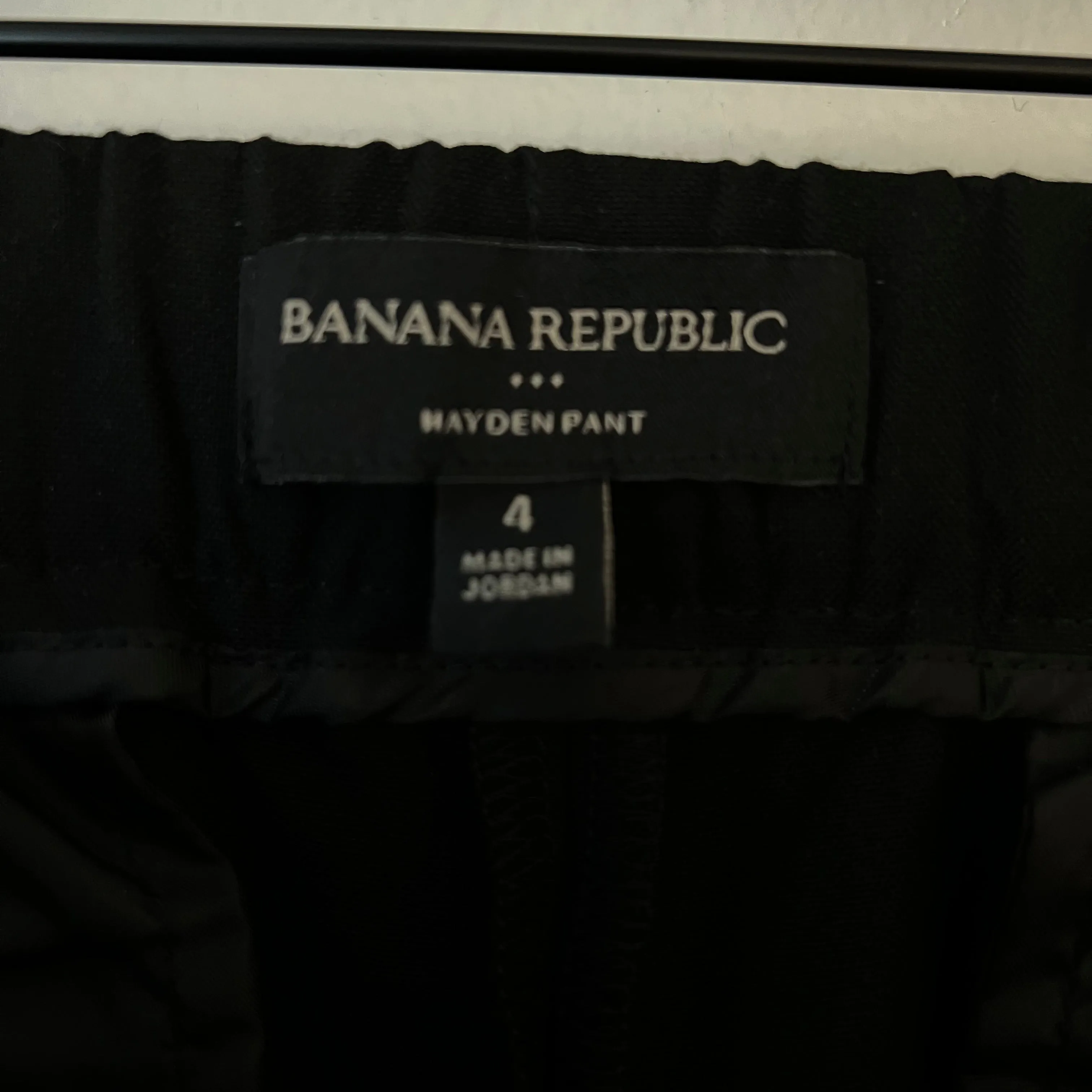 Banana Republic Hayden Pant in Black