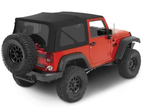 BESTOP Replace-A-Top with Tinted Windows without Doors for 07-18 Jeep Wrangler JK & JK Unlimited