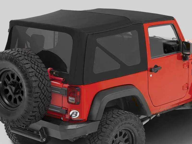 BESTOP Replace-A-Top with Tinted Windows without Doors for 07-18 Jeep Wrangler JK & JK Unlimited