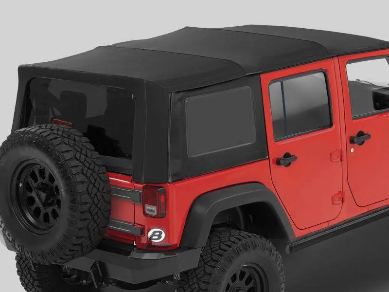 BESTOP Replace-A-Top with Tinted Windows without Doors for 07-18 Jeep Wrangler JK & JK Unlimited