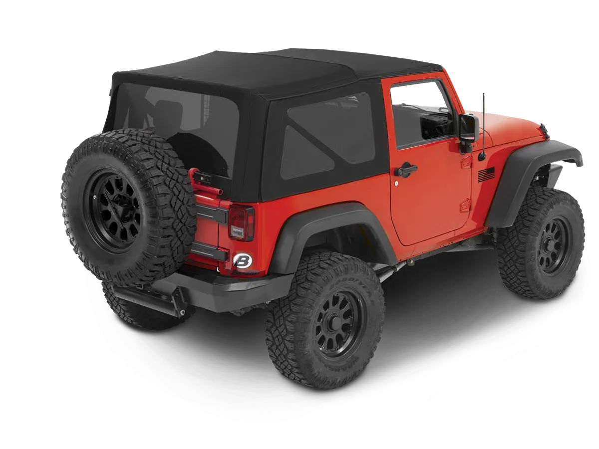 BESTOP Supertop NX with Factory Frame with Tinted Windows for 07-18 Jeep Wrangler JK & JK Unlimited