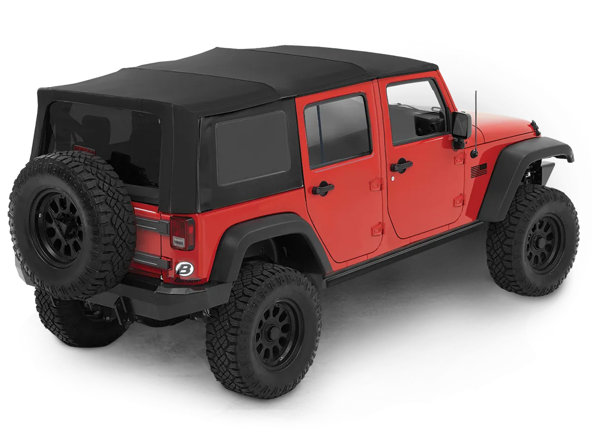 BESTOP Supertop NX with Factory Frame with Tinted Windows for 07-18 Jeep Wrangler JK & JK Unlimited