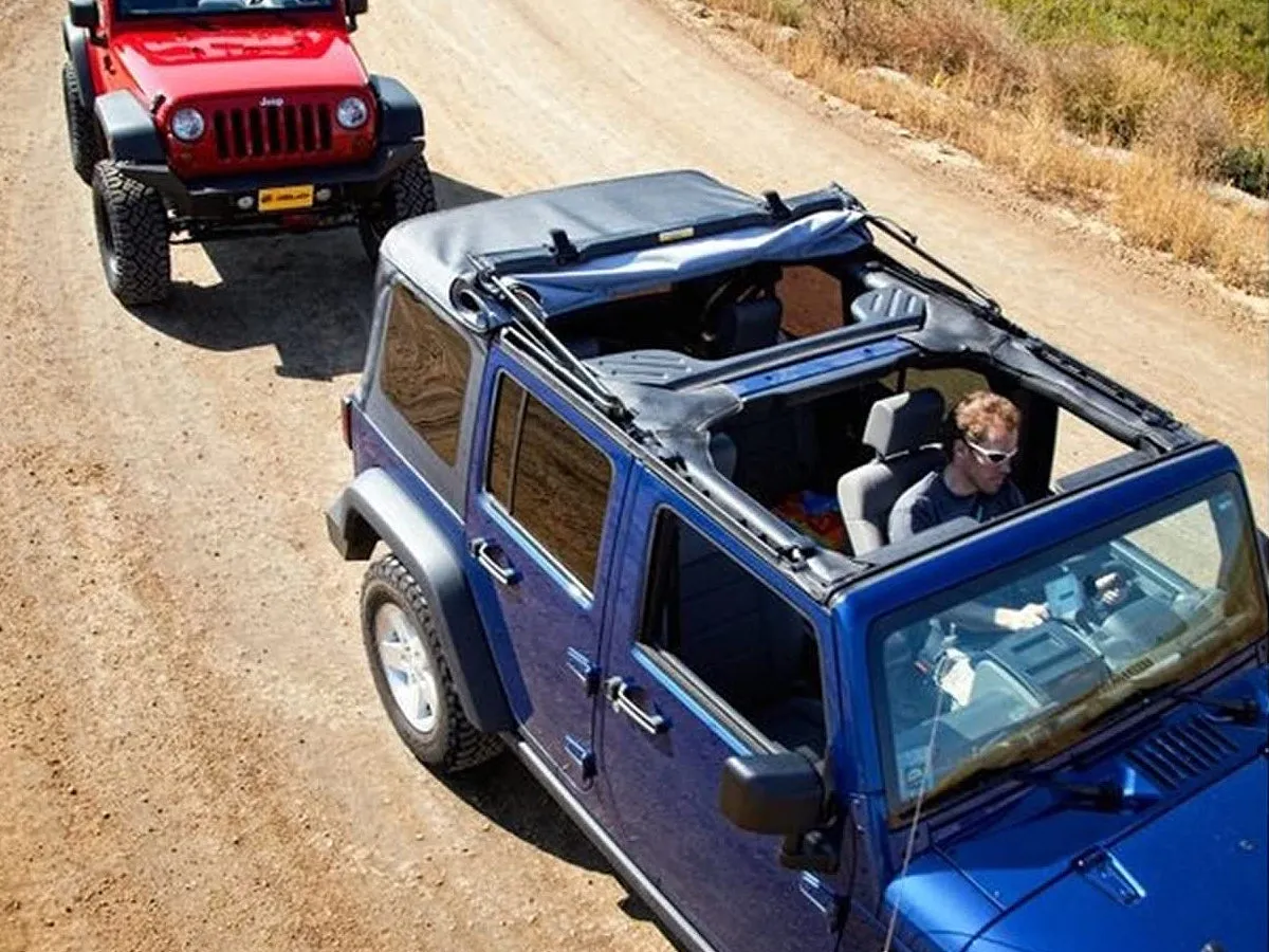 BESTOP Supertop NX with Factory Frame with Tinted Windows for 07-18 Jeep Wrangler JK & JK Unlimited