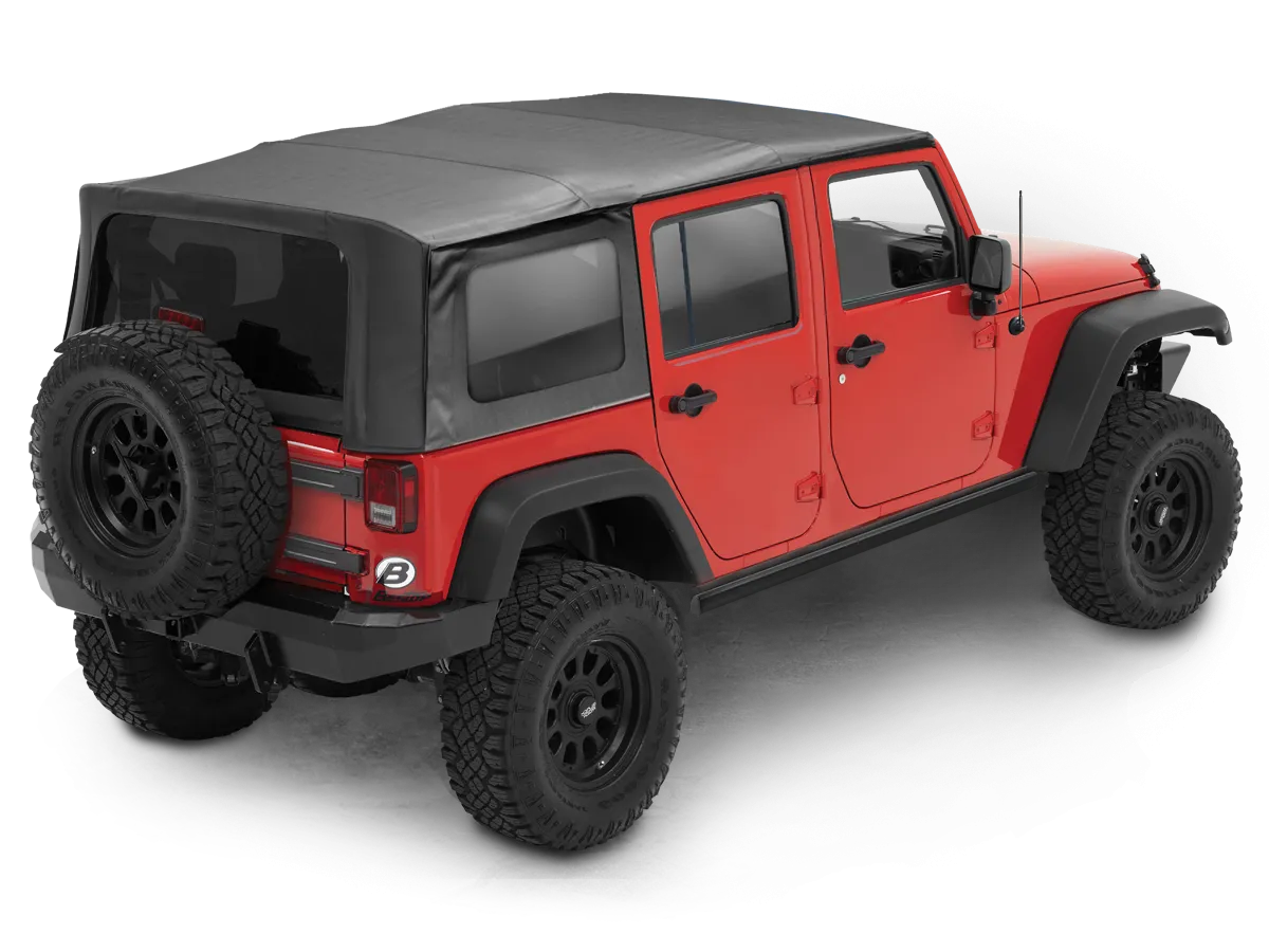 BESTOP Supertop NX with Factory Frame with Tinted Windows for 07-18 Jeep Wrangler JK & JK Unlimited