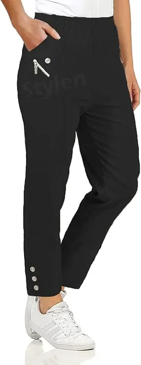 Black Women's Full Length Trouser