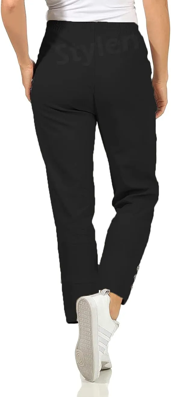 Black Women's Full Length Trouser