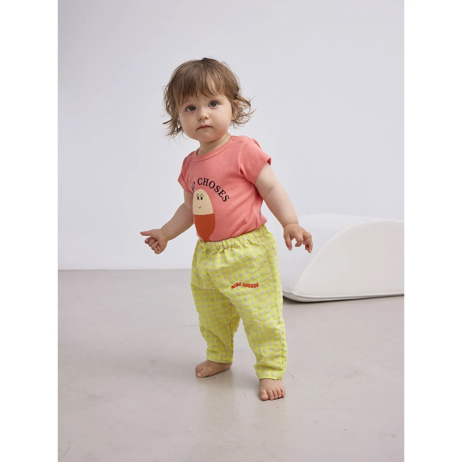 Bobo Choses Multicolor Vichy Woven Pants