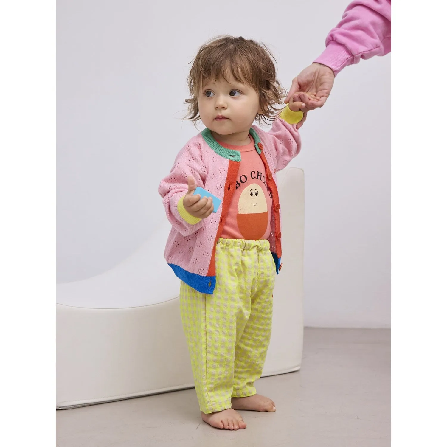 Bobo Choses Multicolor Vichy Woven Pants