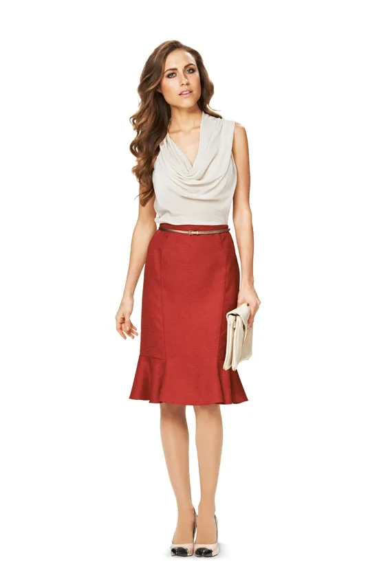 Burda Pattern 6834 Misses' Skirts (10-20)