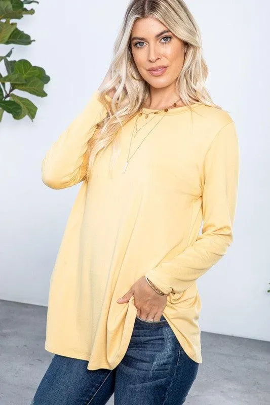 Butter Soft Solid Fabric Tops