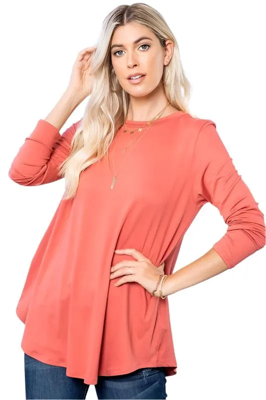 Butter Soft Solid Fabric Tops