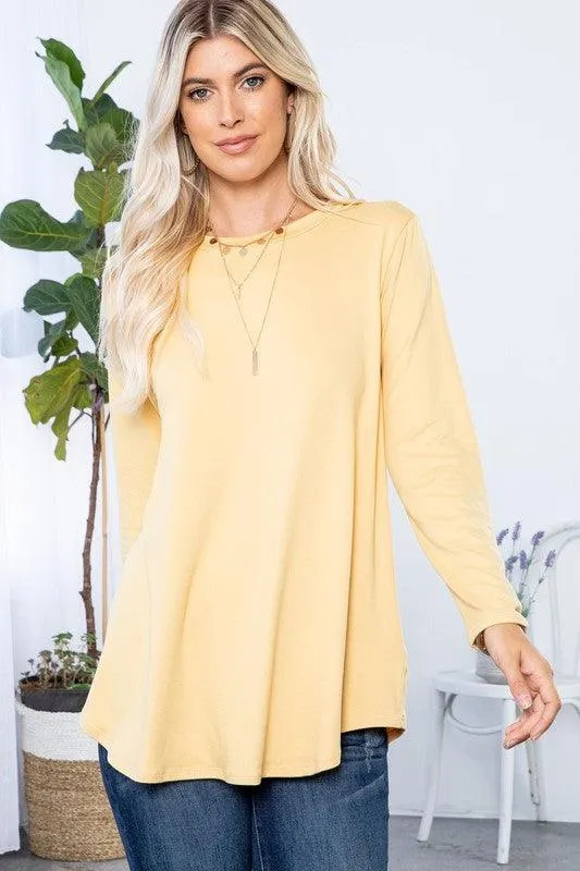 Butter Soft Solid Fabric Tops