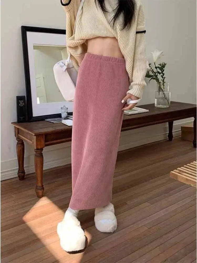 Casual Solid Korean Skirt - 3 Colours