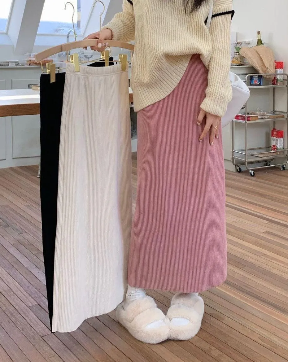 Casual Solid Korean Skirt - 3 Colours