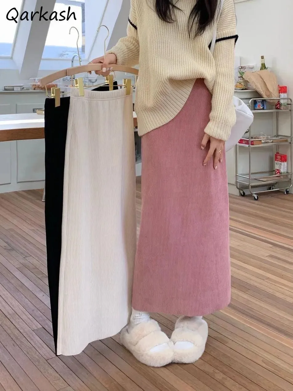 Casual Solid Korean Skirt - 3 Colours