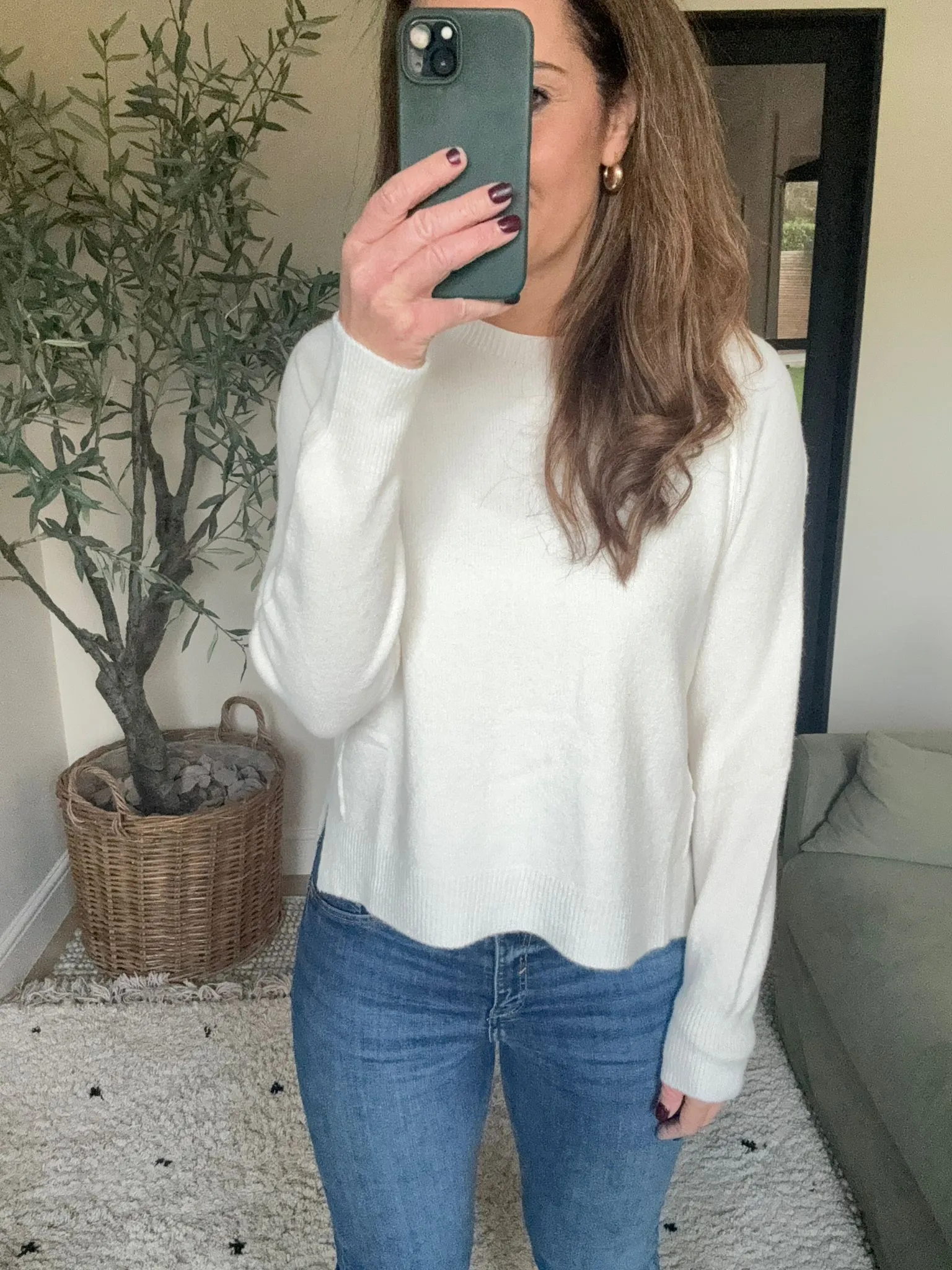 Cream Soft Knit Jumper