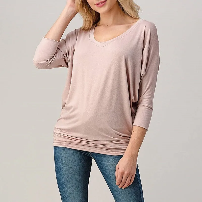 Ecological Dolman Sleeve Tops