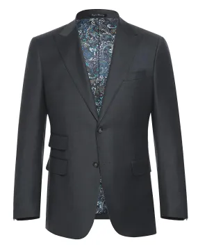 English Laundry Wool & Cashmere Slim Fit 2 Piece Suit in Charcoal