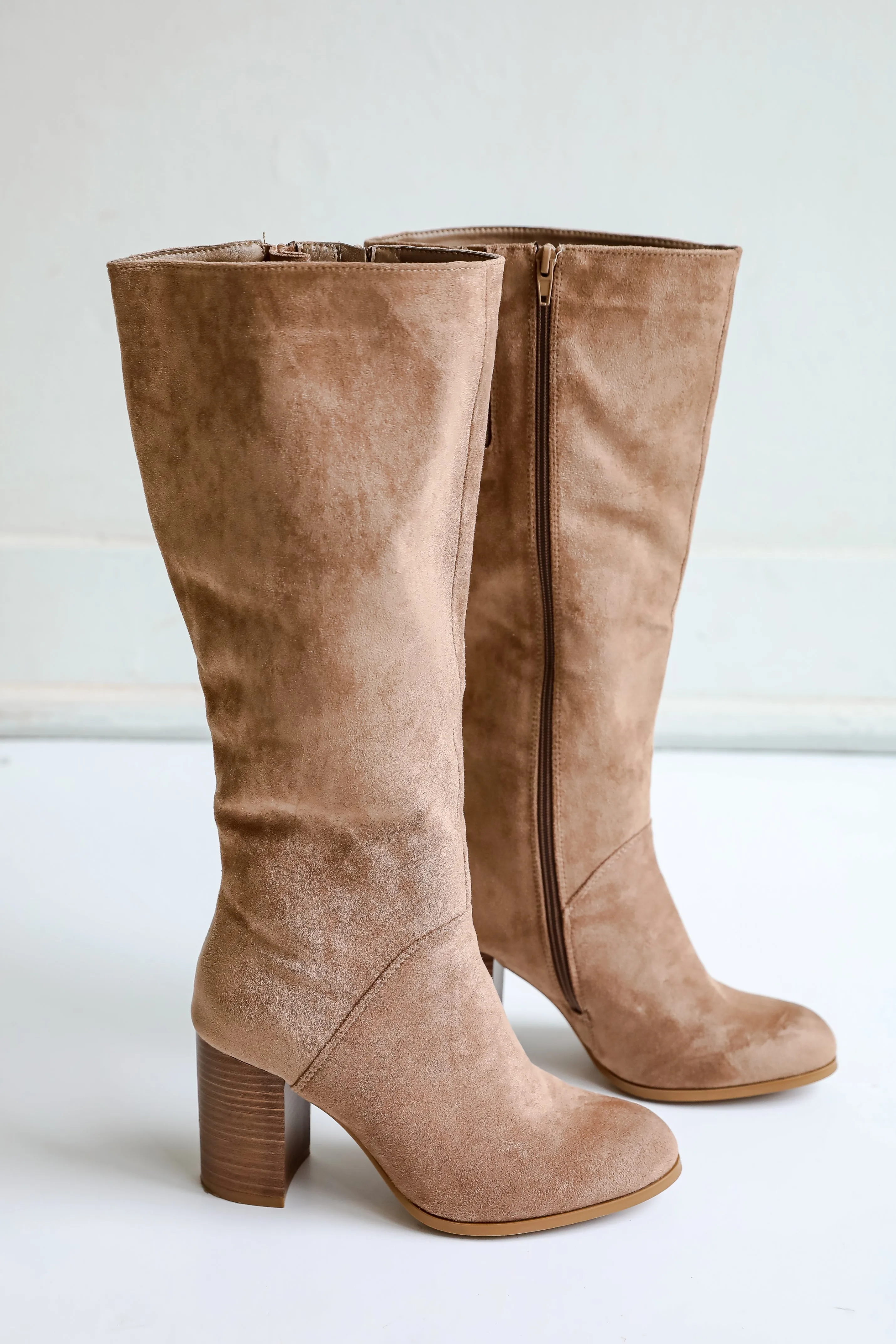 FINAL SALE - It's Been Real Taupe Suede Boots