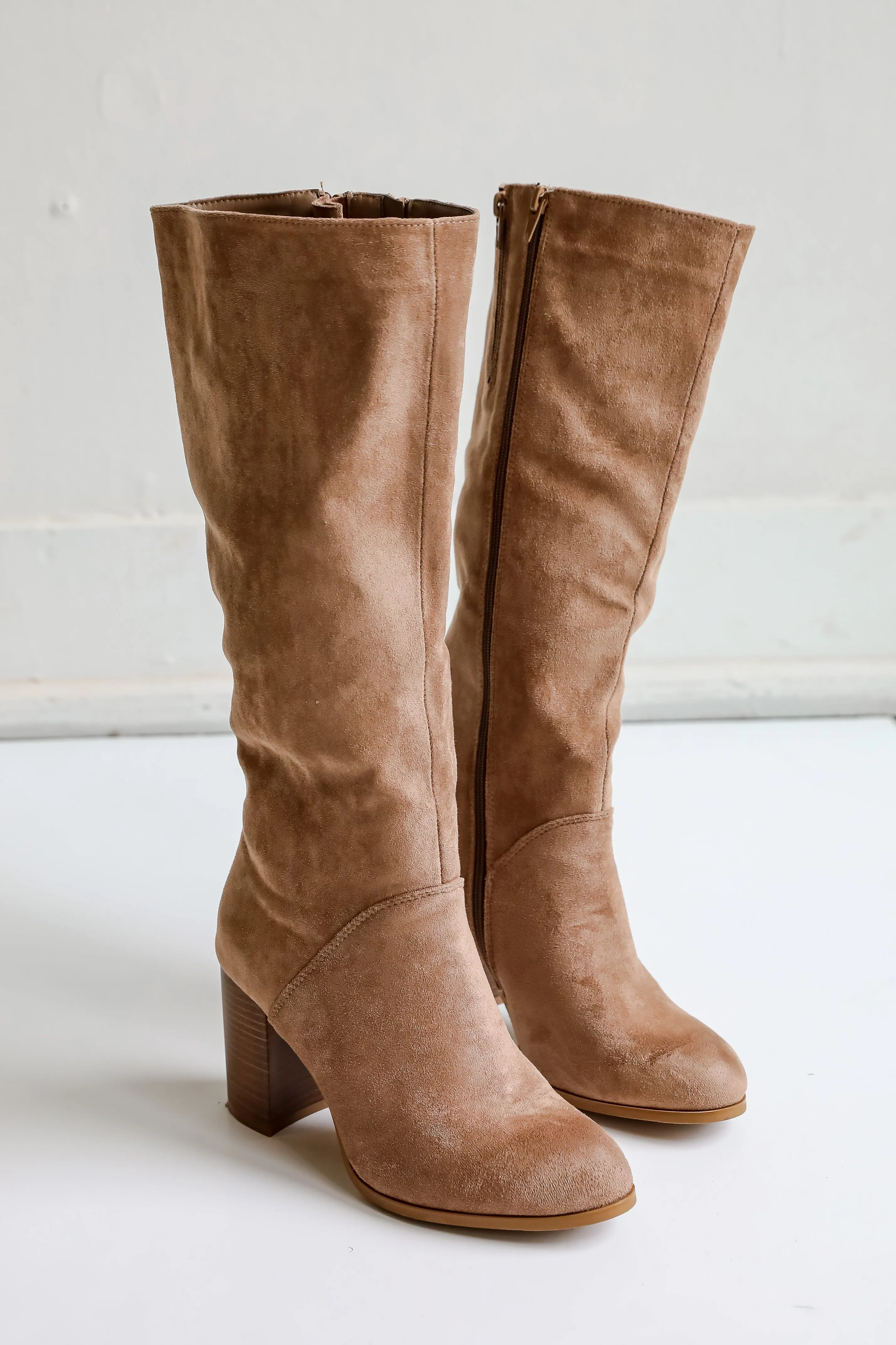 FINAL SALE - It's Been Real Taupe Suede Boots