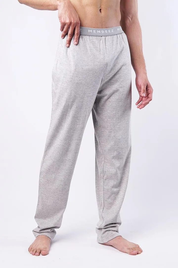 Heather Grey Jacquard Pajama