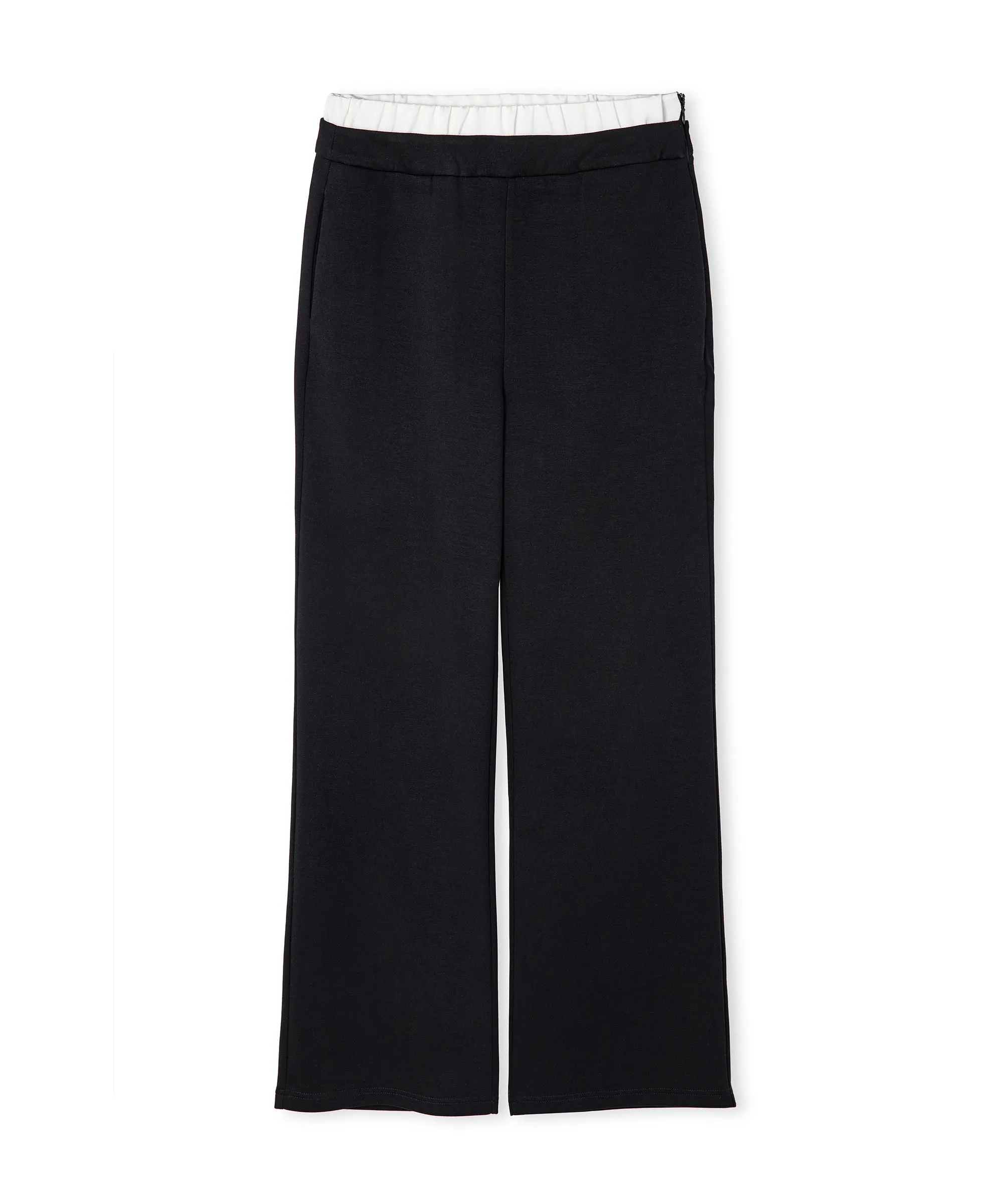 Ipekyol Contrast Elastic Waist Trousers Black