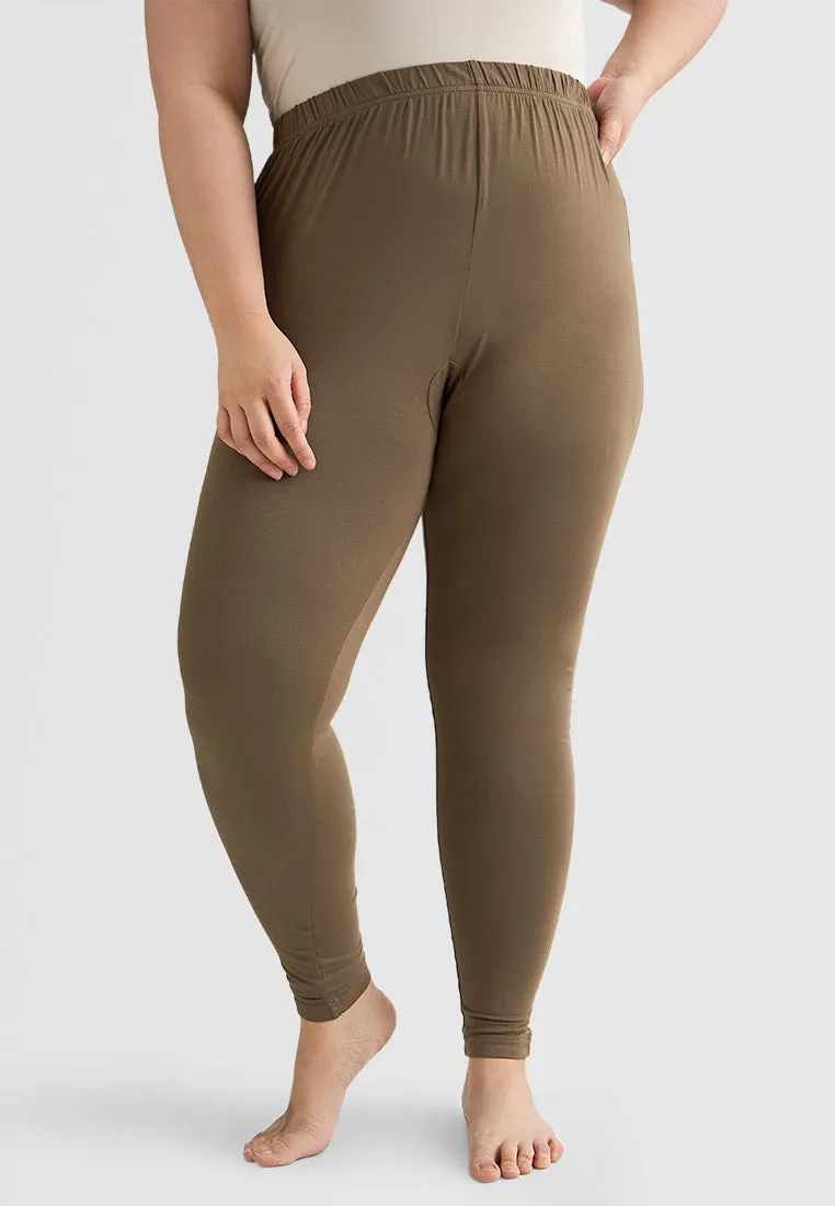 Junnie OUTSTANDINGLY SOFT Basic Leggings - Green