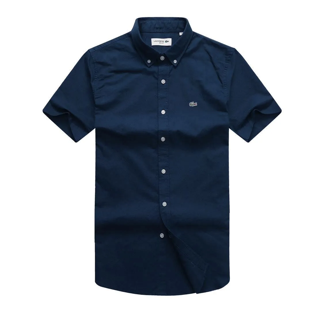 Lacoste Men's Short Sleeve Short -Navy Blue