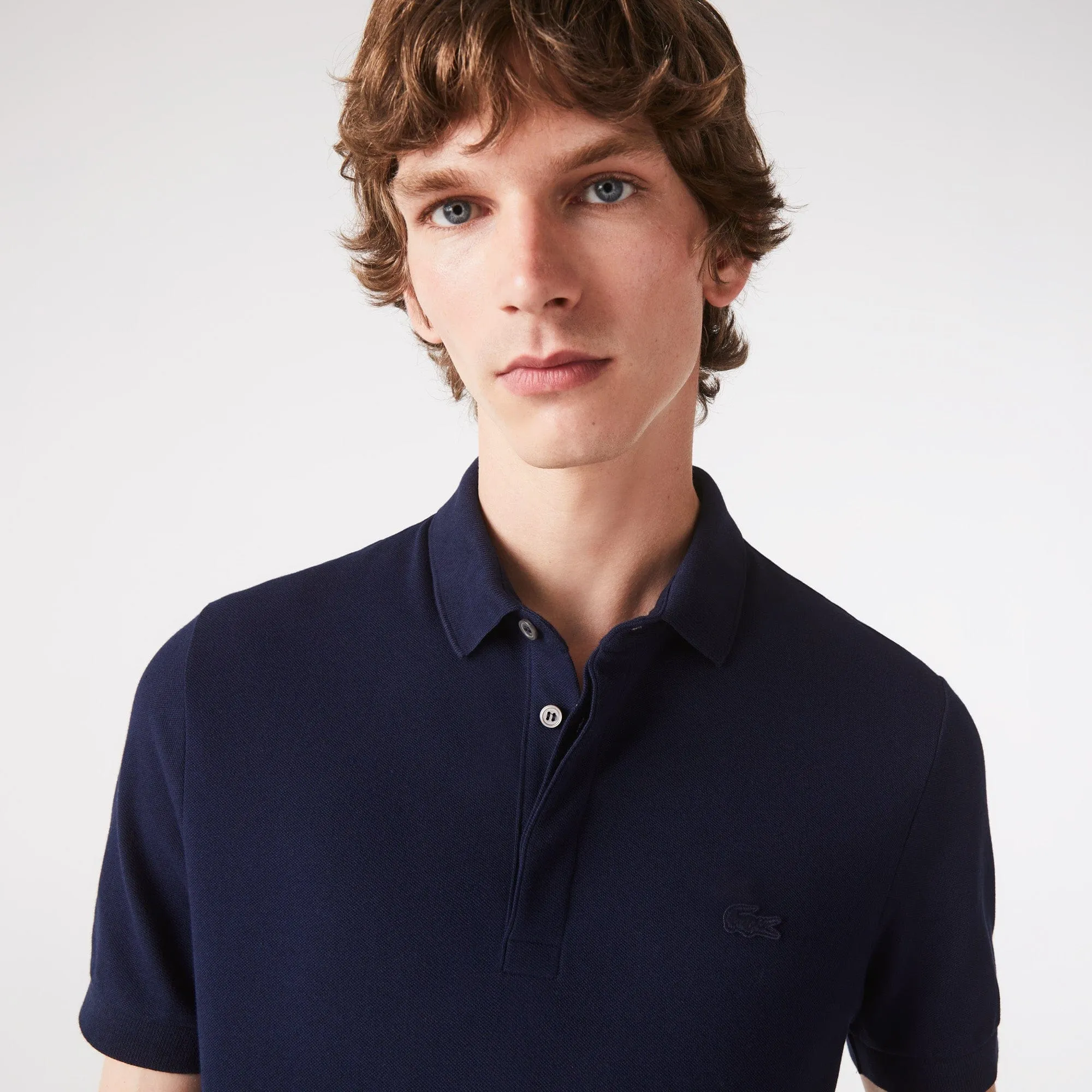 Lacoste Smart Paris Piqué Polo Shirt Navy