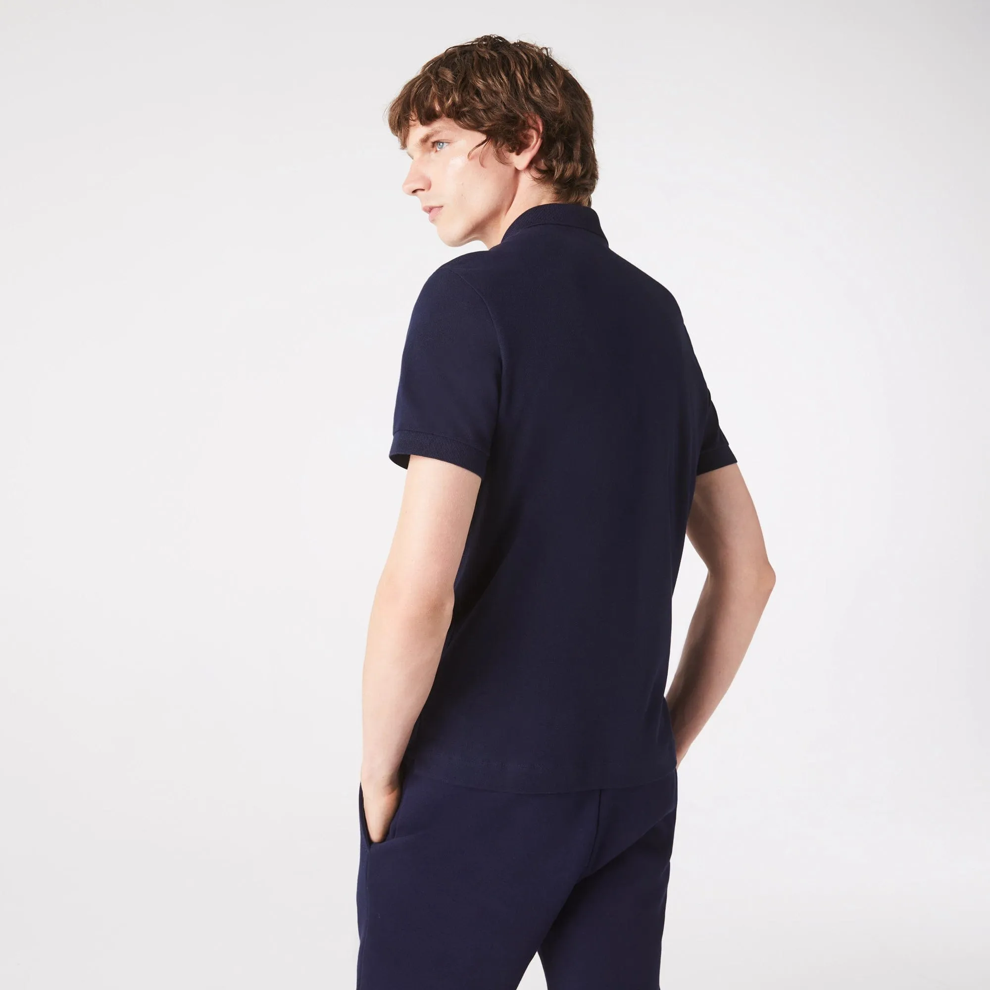 Lacoste Smart Paris Piqué Polo Shirt Navy