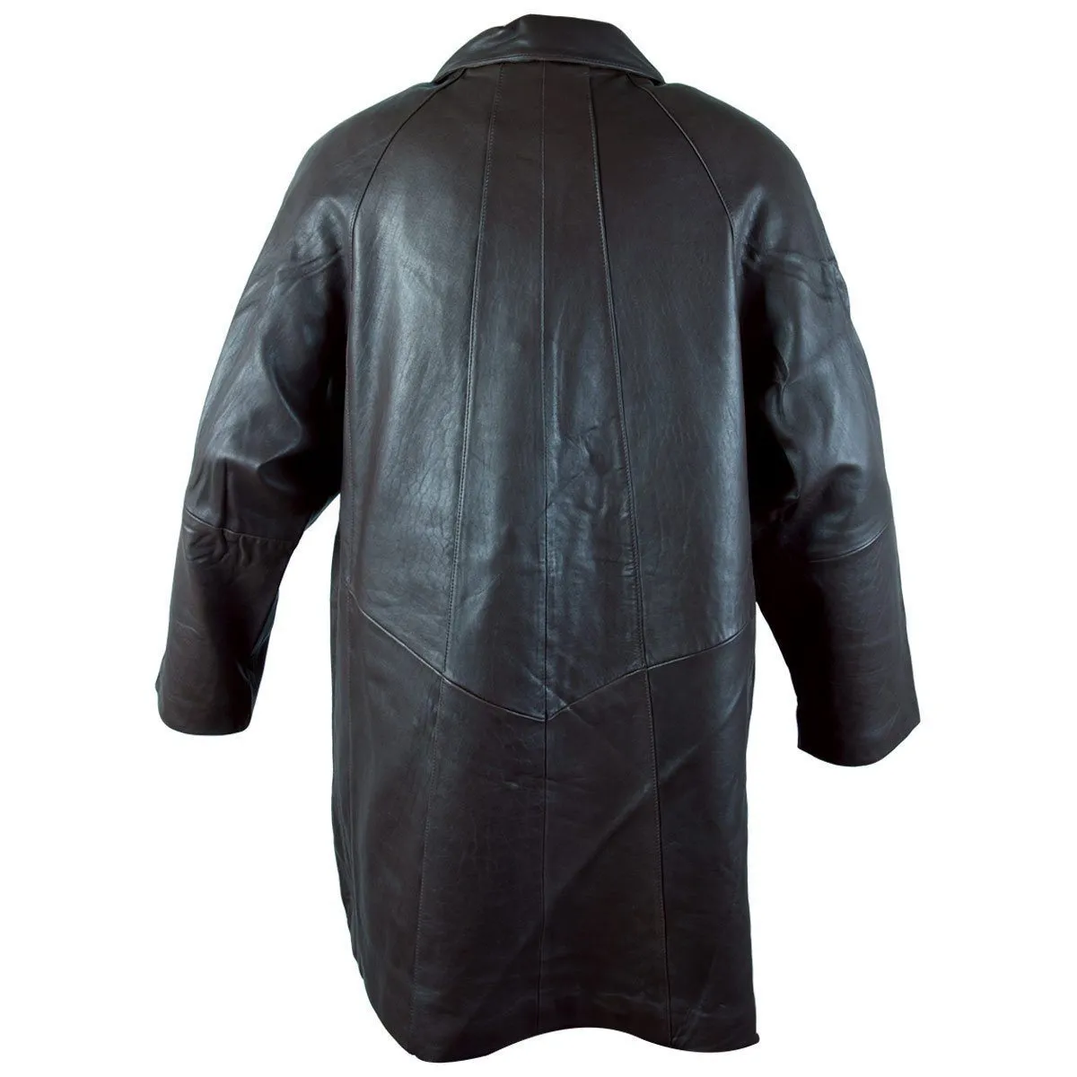 Ladies Lucky Leather 80 Black Soft Touch Supple Lambskin Leather Coat