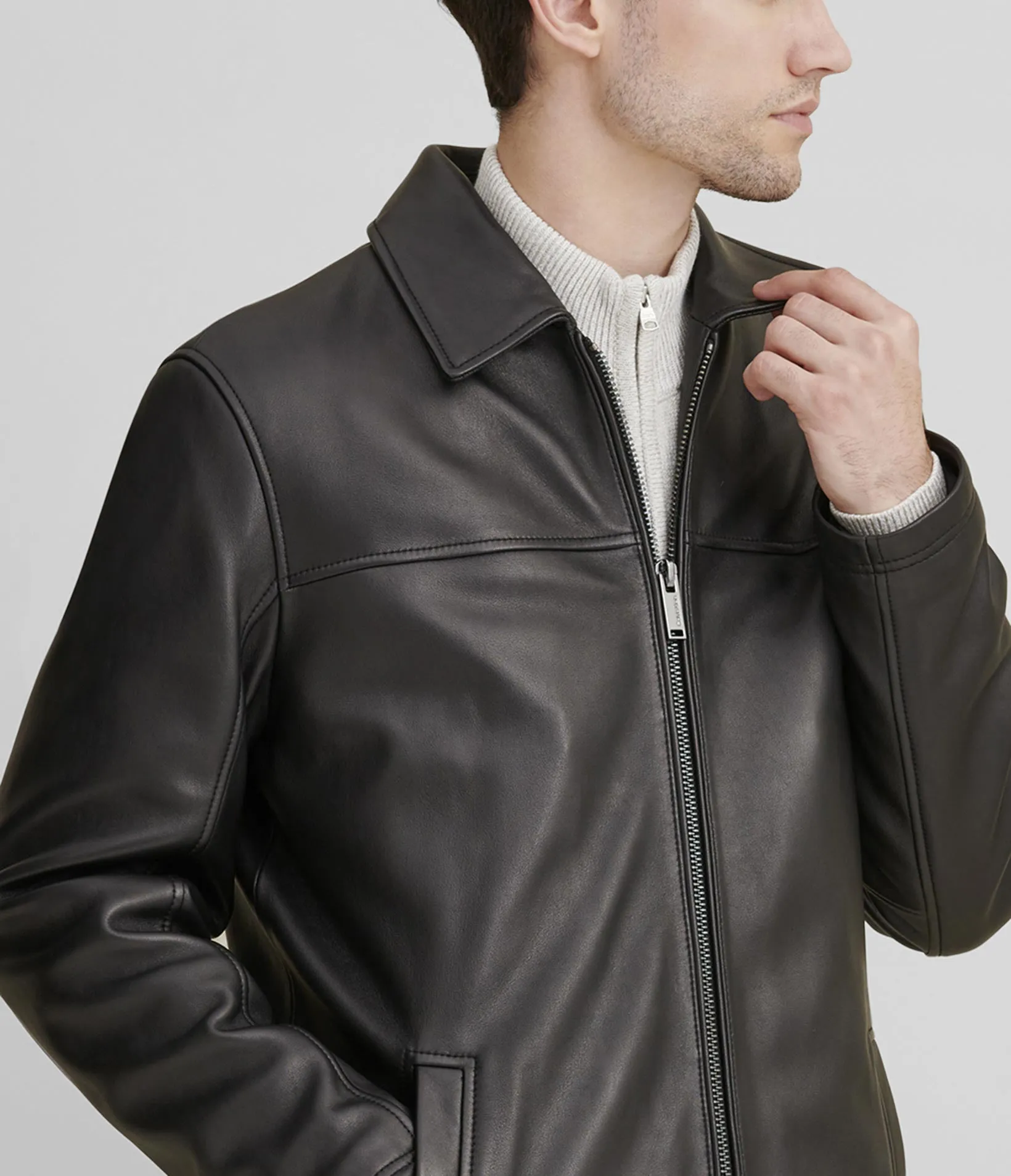 Leather Jacket With Thinsulate Lining