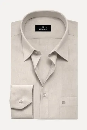 Luxor - Beige Formal Shirts for Men | Ariser