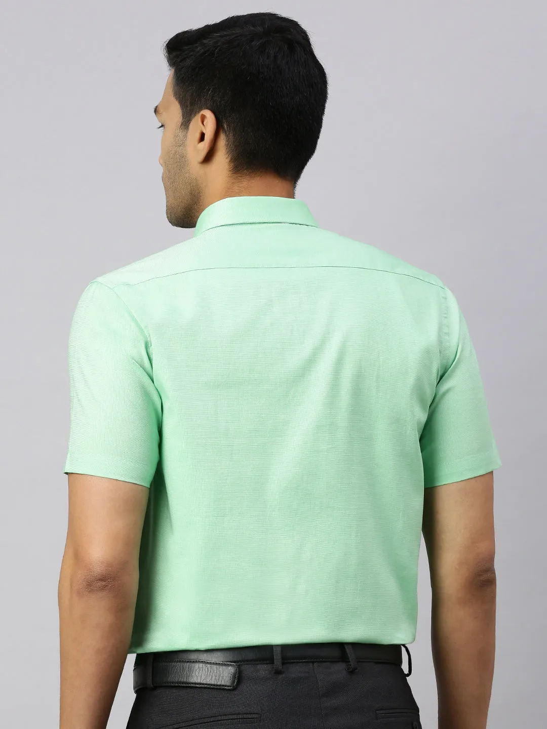 Men 100% Cotton Shirt Green CL8 GF6