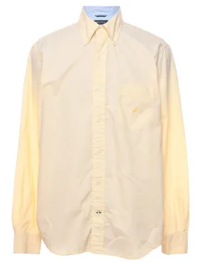 Nautica Pale Yellow Smart Shirt - M