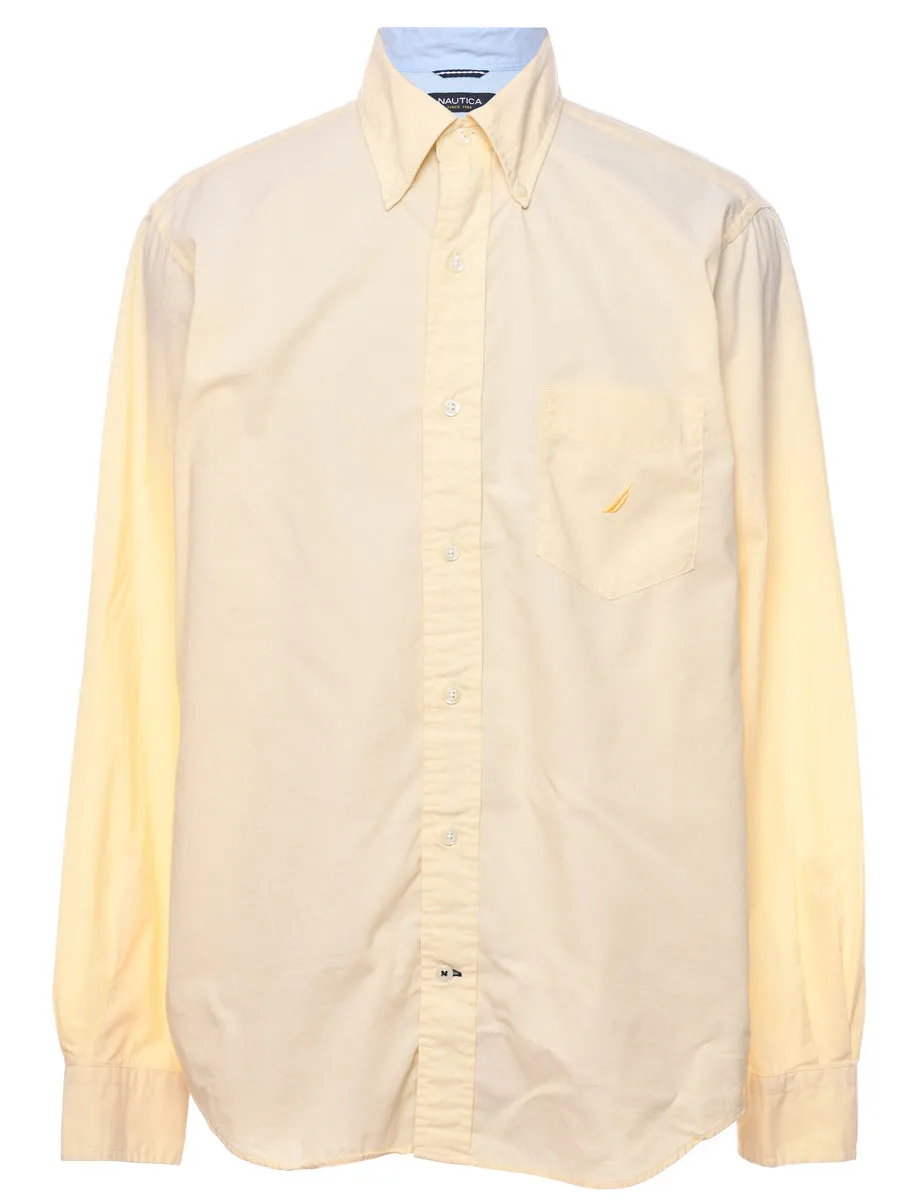 Nautica Pale Yellow Smart Shirt - M