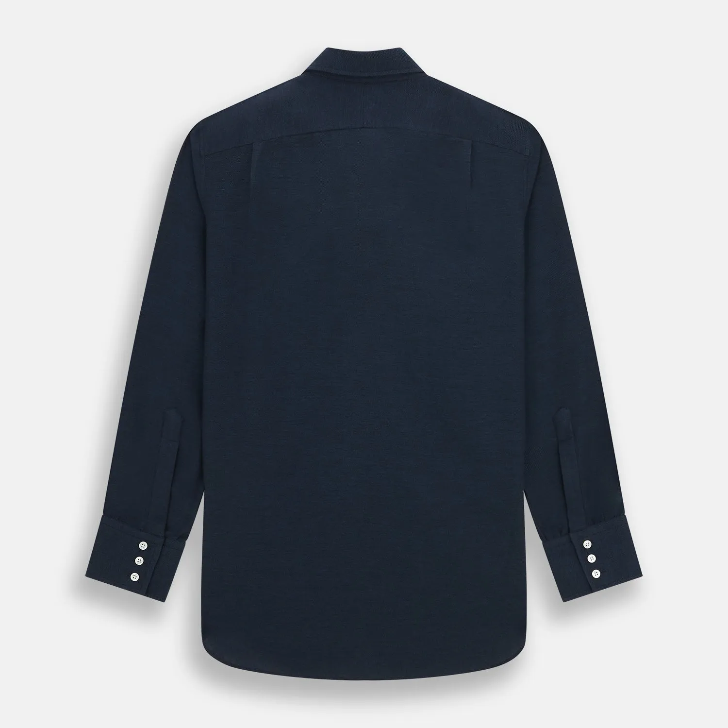 Navy Cotton Cashmere Chelsea Shirt