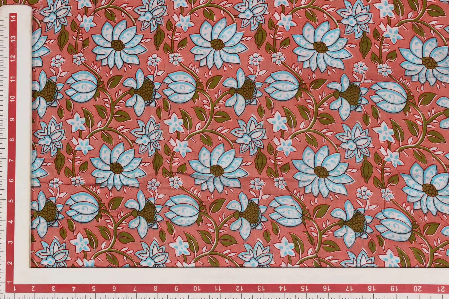 Orange Cotton Cambric Fabric