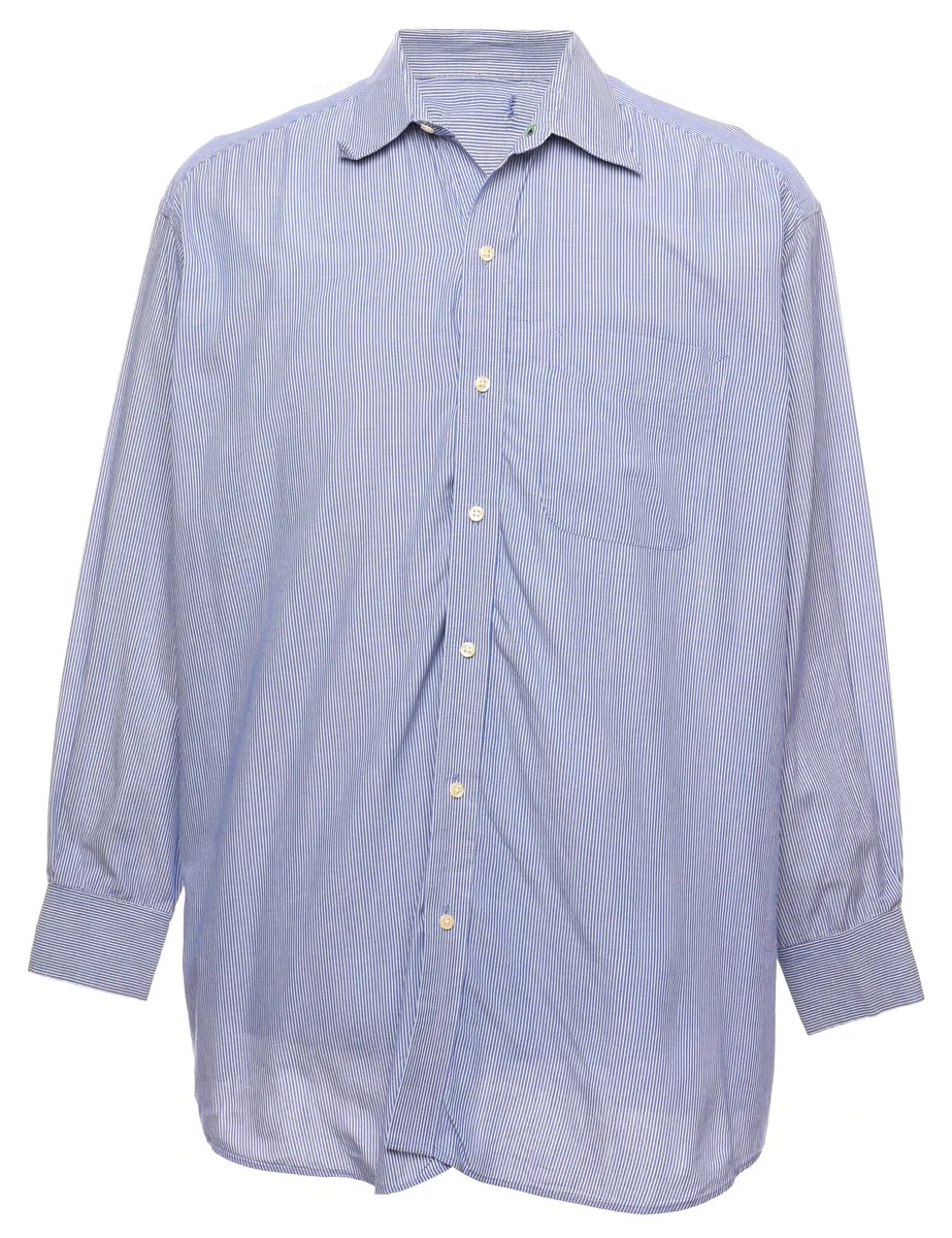 Pinstriped Smart Shirt - L