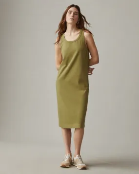 Racer Tank Dress - Peat Moss