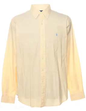 Ralph Lauren Pale Yellow Shirt - L