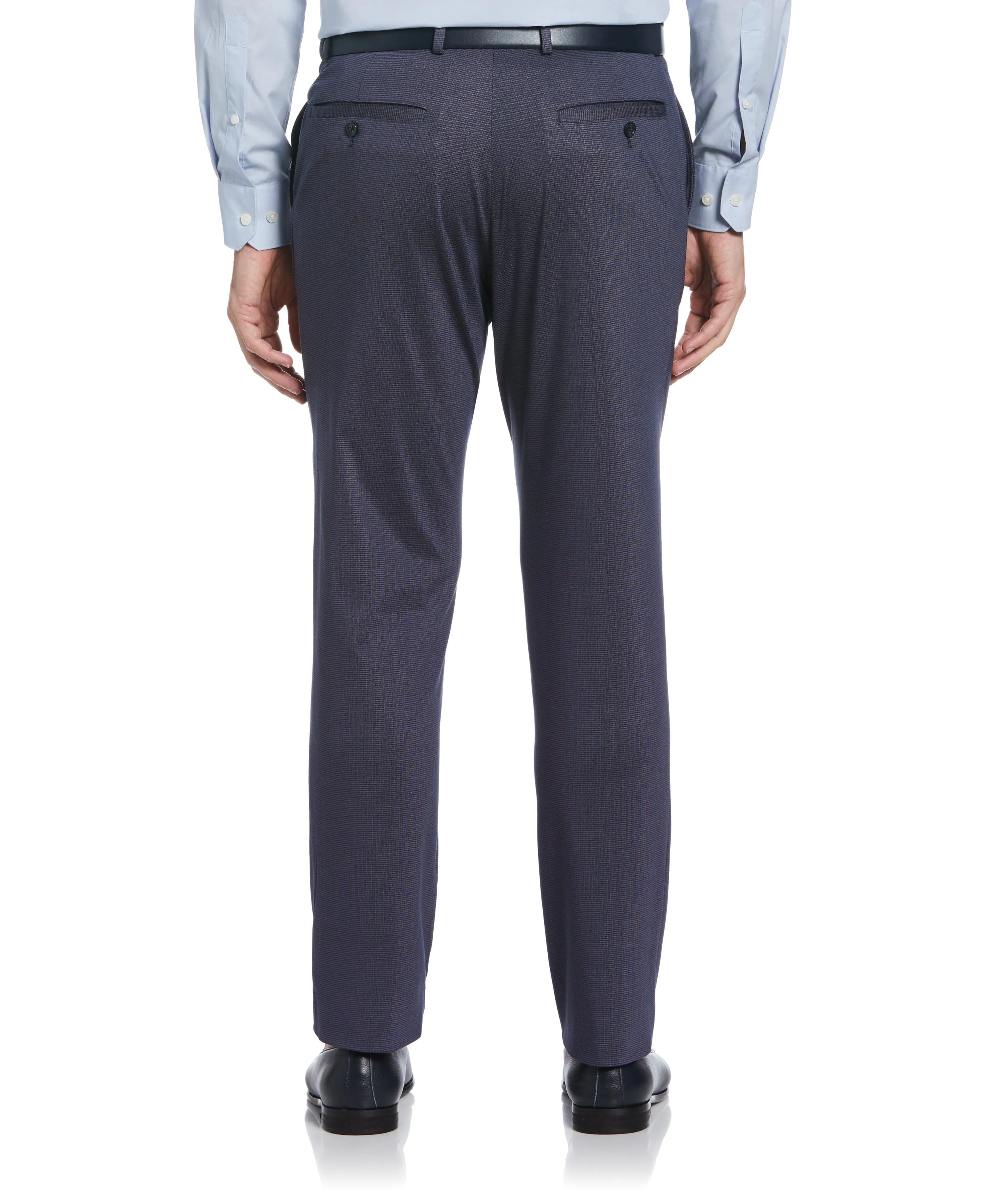 Slim Fit Microgrid Knit Suit Pant