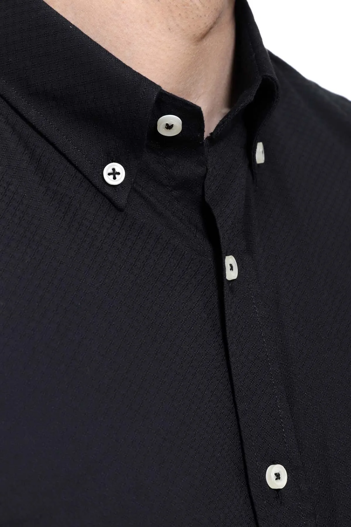 SMART SHIRT FULL SLEEVE BLACK