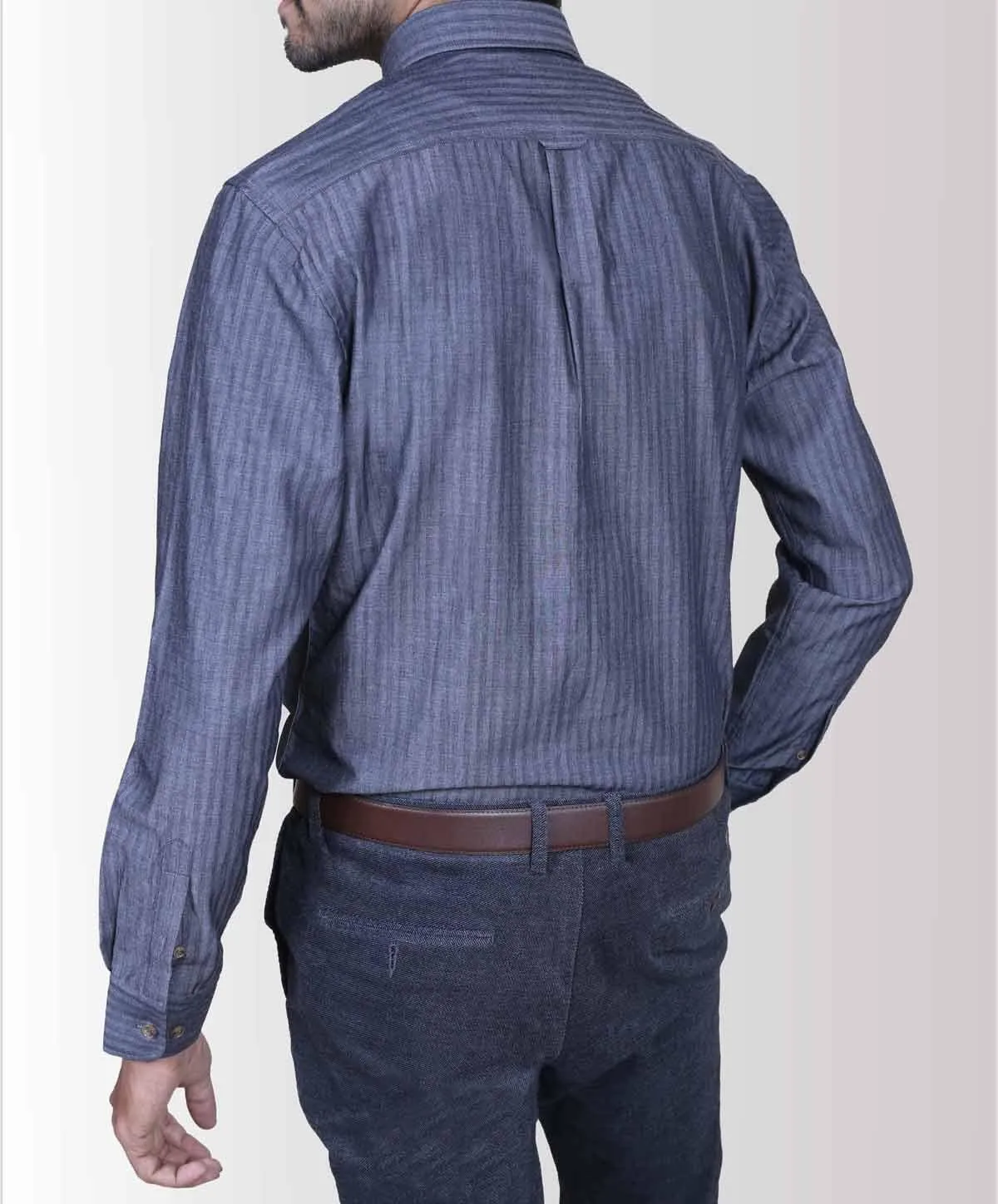 Smart Shirt Self Dark Grey